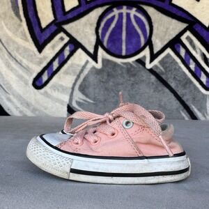 Size 4c - Converse Chuck Taylor All Star Low Top Infant Pink Toddler Baby Kids